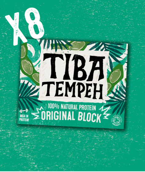 8 x Tiba Tempeh Original Block Value Bundle