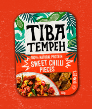 Load image into Gallery viewer, Tiba Tempeh Sweet Chilli Pieces 200g
