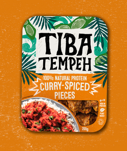 Tiba Tempeh Curry-Spiced Pieces 200g