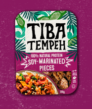 Load image into Gallery viewer, Tiba Tempeh Soy-Marinated Pieces 200g
